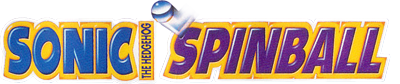 Sonic Spinball logo for Sega Mega Drive